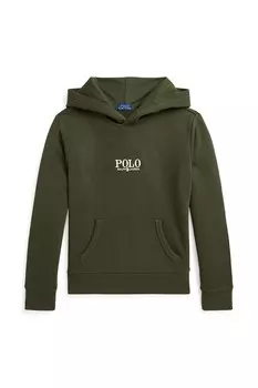 Детская хлопковая толстовка Polo Ralph Lauren, зеленый