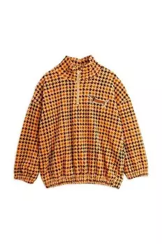 Детская хлопковая толстовка с собакой Mini Rodini, бежевый