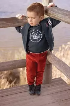 Детская хлопковая толстовка Tartine Et Chocolat, темно-синий