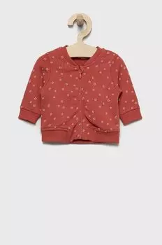 Детская хлопковая толстовка United Colors of Benetton, розовый