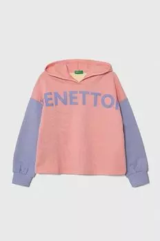 Детская хлопковая толстовка United Colors of Benetton, мультиколор