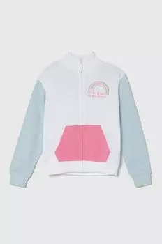 Детская хлопковая толстовка United Colors of Benetton, белый