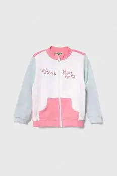 Детская хлопковая толстовка United Colors of Benetton, мультиколор