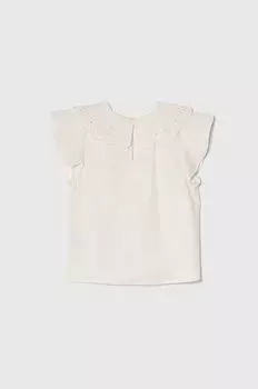 Детская хлопковая толстовка United Colors of Benetton, бежевый