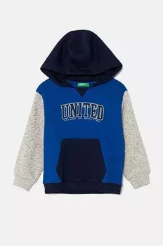 Детская хлопковая толстовка United Colors of Benetton, мультиколор