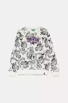 Детская хлопковая толстовка United Colors of Benetton, белый