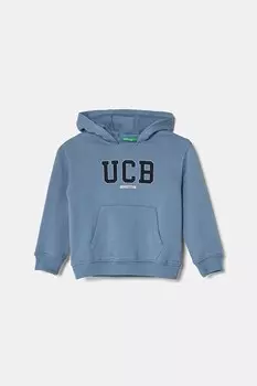 Детская хлопковая толстовка United Colors Of Benetton, синий