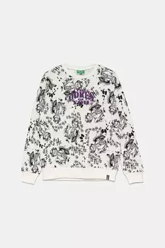 Детская хлопковая толстовка United Colors Of Benetton, белый