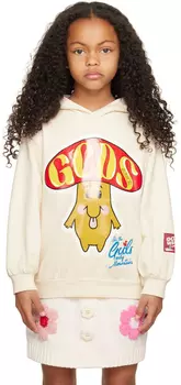 Детская худи Off-White с графическим принтом GCDS Kids