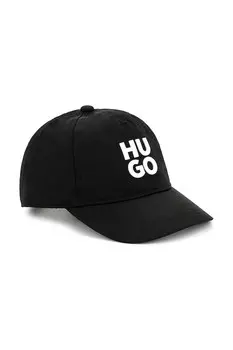 Детская кепка с козырьком Hugo, черный