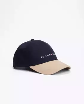 Детская кепка с логотипом спереди Tommy Hilfiger, синий