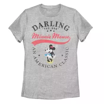Детская классическая футболка Disney Minnie Mouse American 1928 года Licensed Character