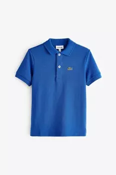 Детская классическая рубашка-поло Lacoste, синий