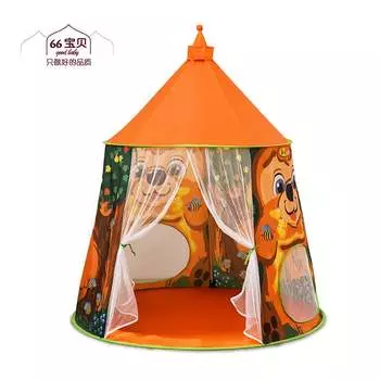 Детская комната Beishanlang, индийская палатка, детский сад, кукольный домик, мини-игровая палатка, палатка с замком маленького медведя