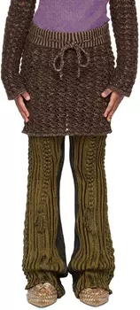 Детская коричневая юбка SSENSE Exclusive Isa Boulder