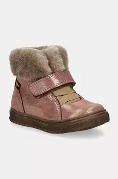 Детская кожаная зимняя обувь BASCO TEX Froddo, розовый