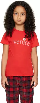 Детская красная футболка \Венеция\"" ERL