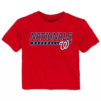 Детская красная футболка Washington Nationals Take the Lead Outerstuff