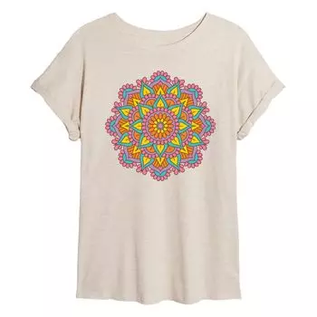 Детская красочная струящаяся футболка Mandala Licensed Character