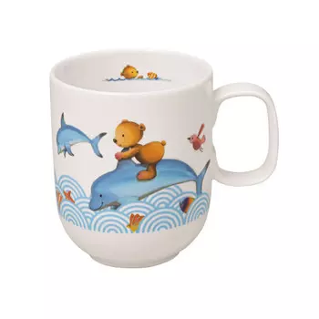Детская кружка Happy as a Bear с ручкой большая 0,34 л Villeroy & Boch, красочный
