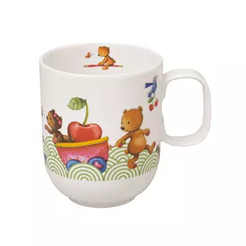 Детская кружка Hungry as a Bear с ручкой большая 0,34 л Villeroy & Boch, красочный