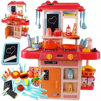 Детская кухня, холодильник, водопроводный кран, паровой 168 LUXMA