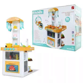 Детская кухня Плита Звук Свет Вода Midex