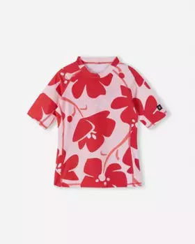 Детская купальная рубашка с защитой от ультрафиолета Joonia Reima, цвет Misty Red