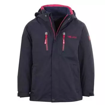 Детская куртка 3в1 Lofoten Водонепроницаемая Темно-синий/Розовый TROLLKIDS, цвет blau