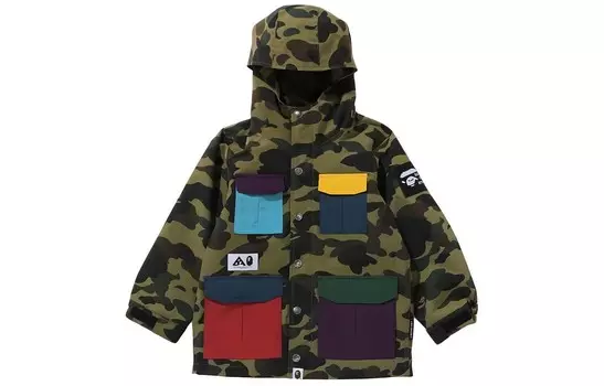 Детская куртка A Bathing Ape, зеленый