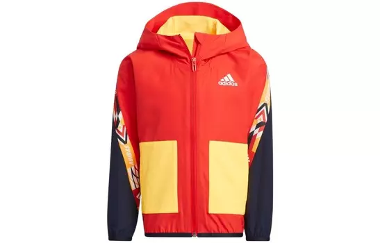Детская куртка Adidas, красный