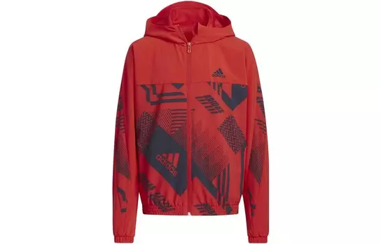 Детская куртка Adidas, красный