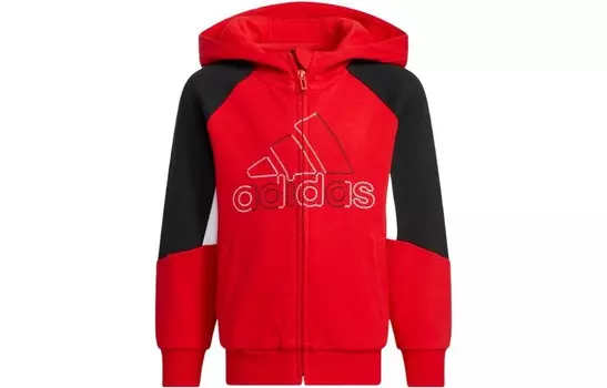 Детская куртка Adidas, красный