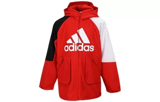Детская куртка Adidas, красный