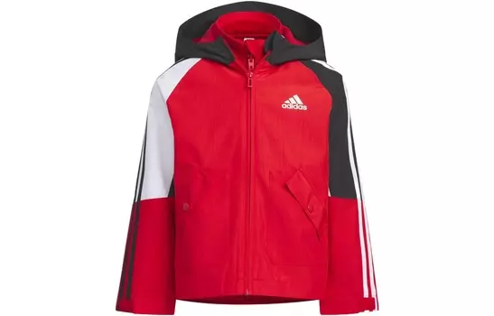 Детская куртка Adidas, красный
