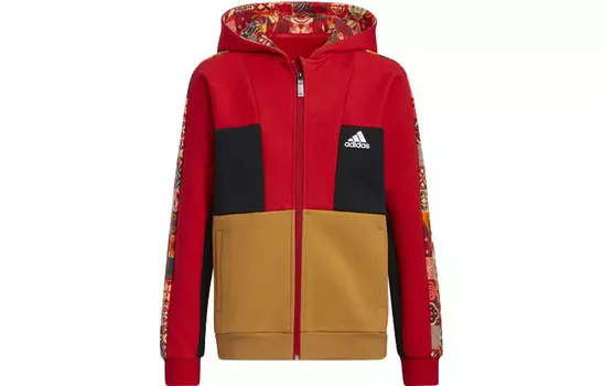 Детская куртка Adidas, красный