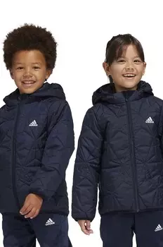 Детская куртка adidas LK LT PADKT, темно-синий