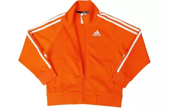 Детская куртка Adidas, оранжевый/белый