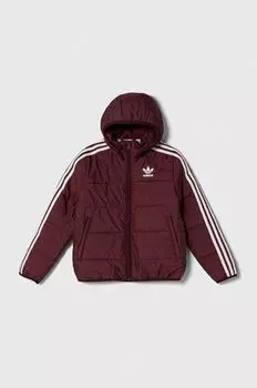 Детская куртка adidas Originals, бордовый