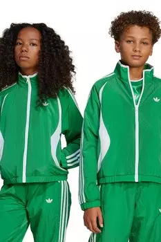 Детская куртка Adidas Originals, зеленый