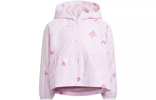 Детская куртка Adidas, розовый