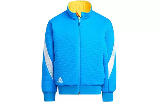 Детская куртка Adidas, синий/желтый