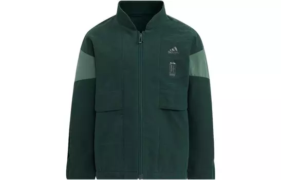 Детская куртка Adidas, зеленый