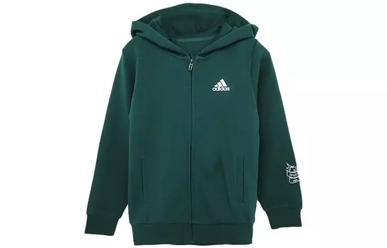 Детская куртка Adidas, зеленый