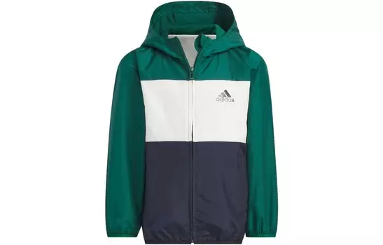 Детская куртка Adidas, зеленый