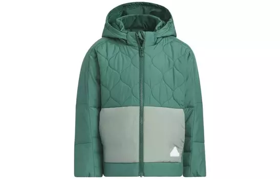 Детская куртка Adidas, зеленый