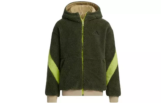 Детская куртка Adidas, зеленый