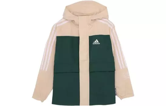 Детская куртка Adidas, зеленый