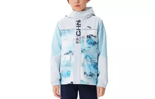 Детская куртка Anta, голубой