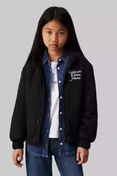 Детская куртка-бомбер Calvin Klein Jeans, черный